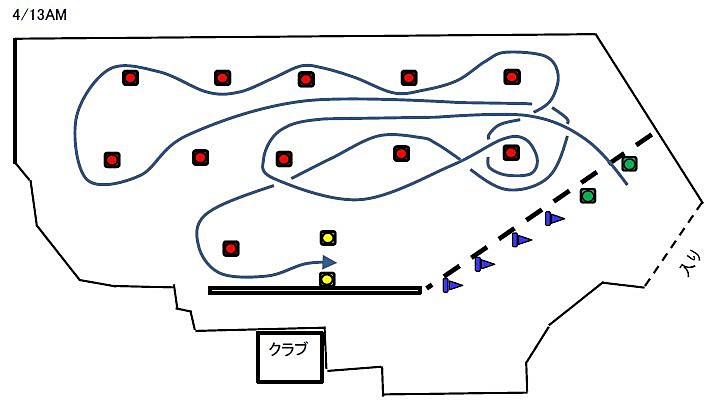 4月13日コース図